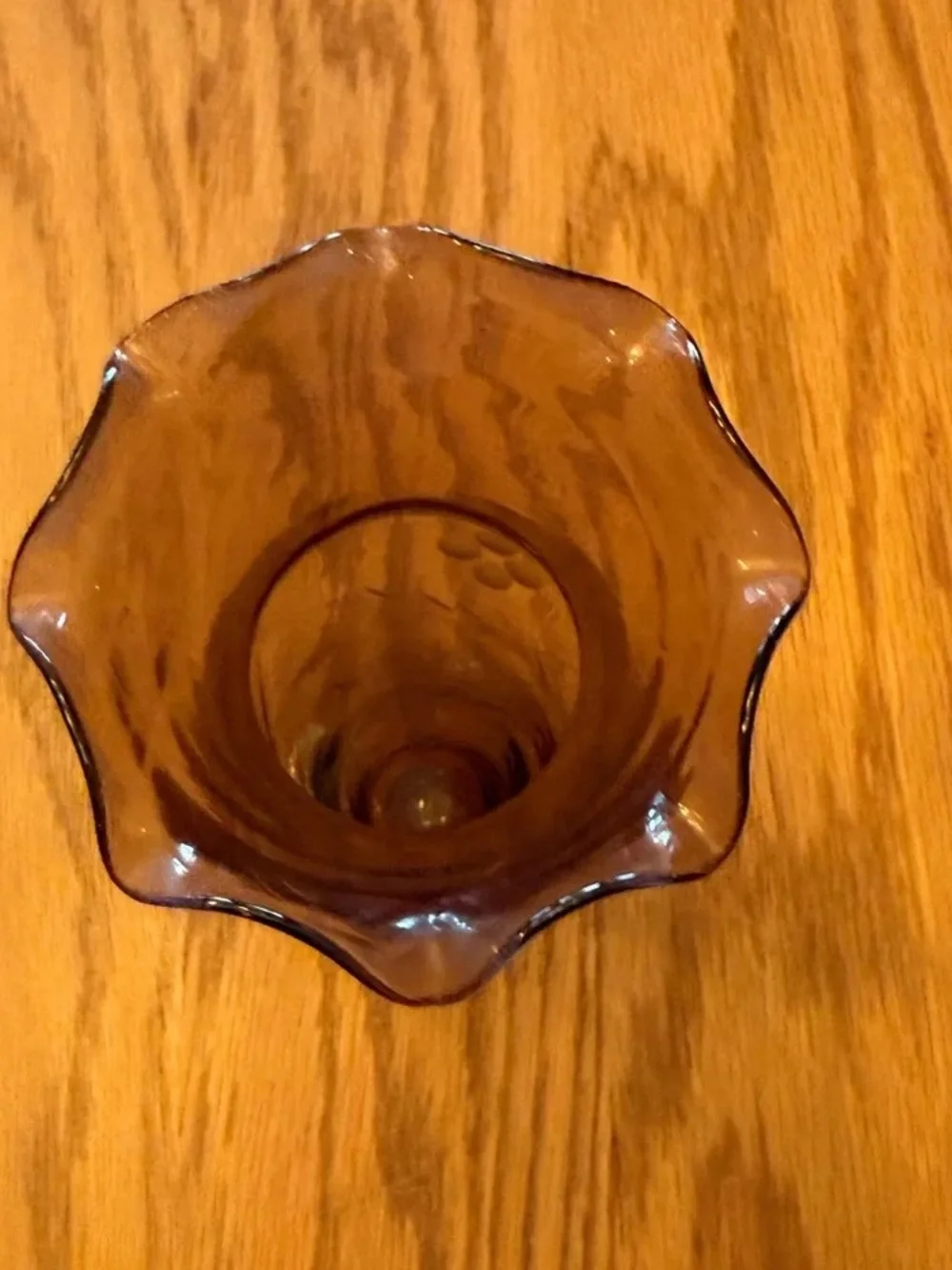 Purple Decorative Glass Bud Vase - Unbranded